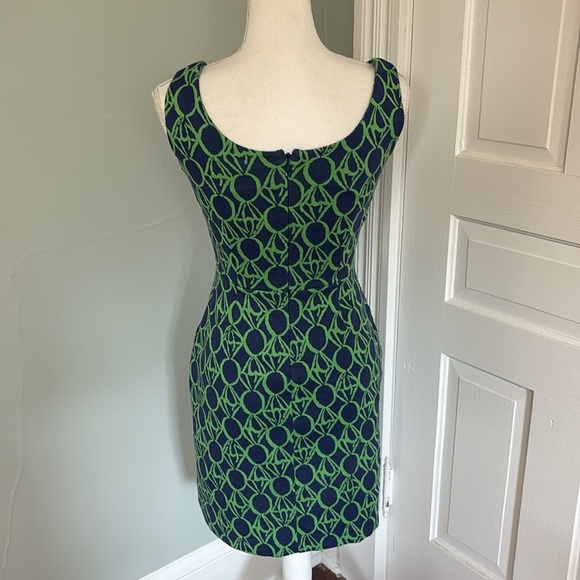 Lilly Pulitzer Evie dress in Ring Pop green navy blue size XS Stretchy - Picture 3 of 7